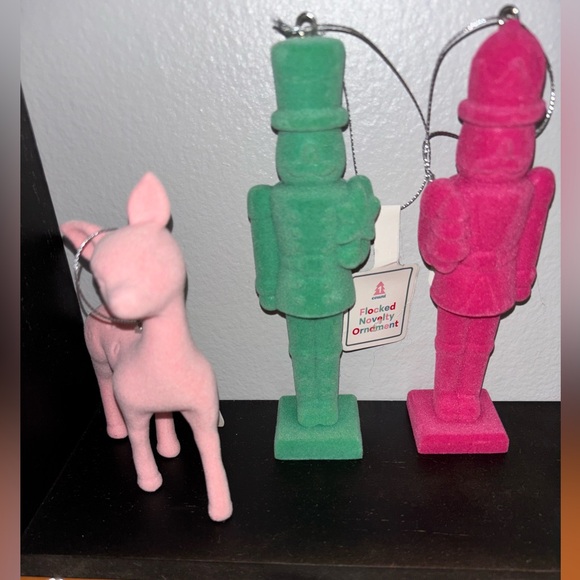 Target Bullseye Playground Flocked Ornaments - Picture 13 of 14